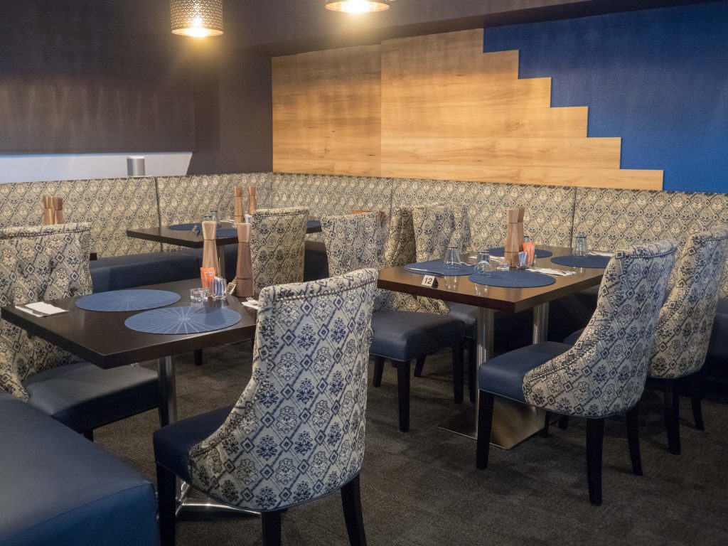 The upstairs function room seats between 30-35 people comfortably