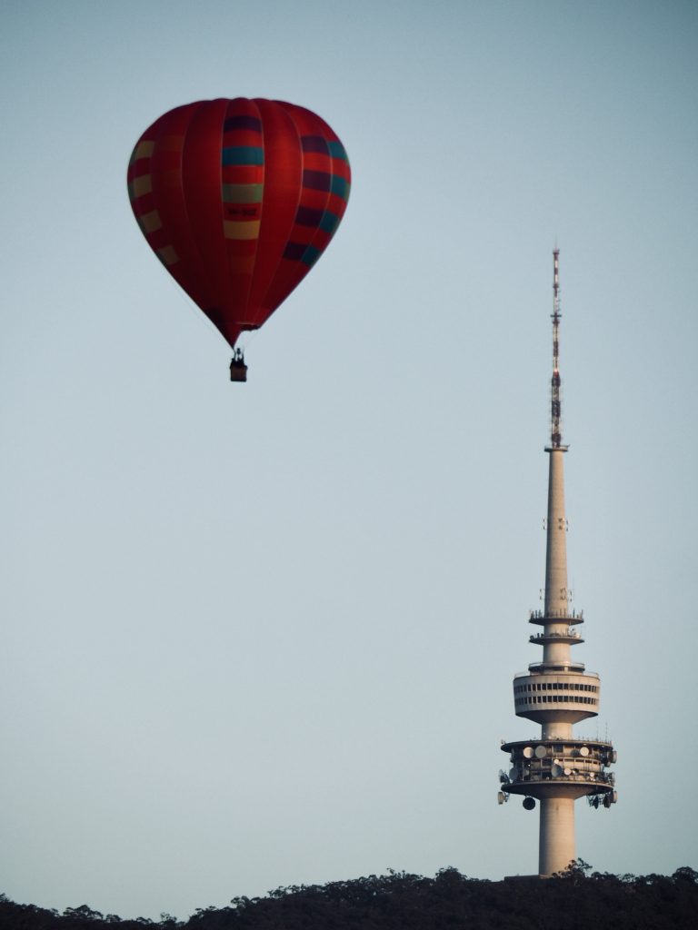 Balloon Spectacular and Telstra Tower